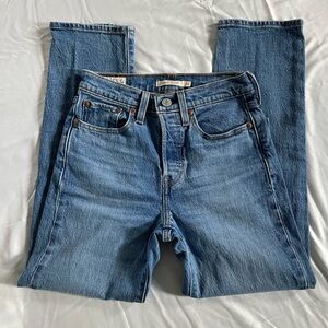 Levi’s Button Fly Wedgie Straight Jeans
